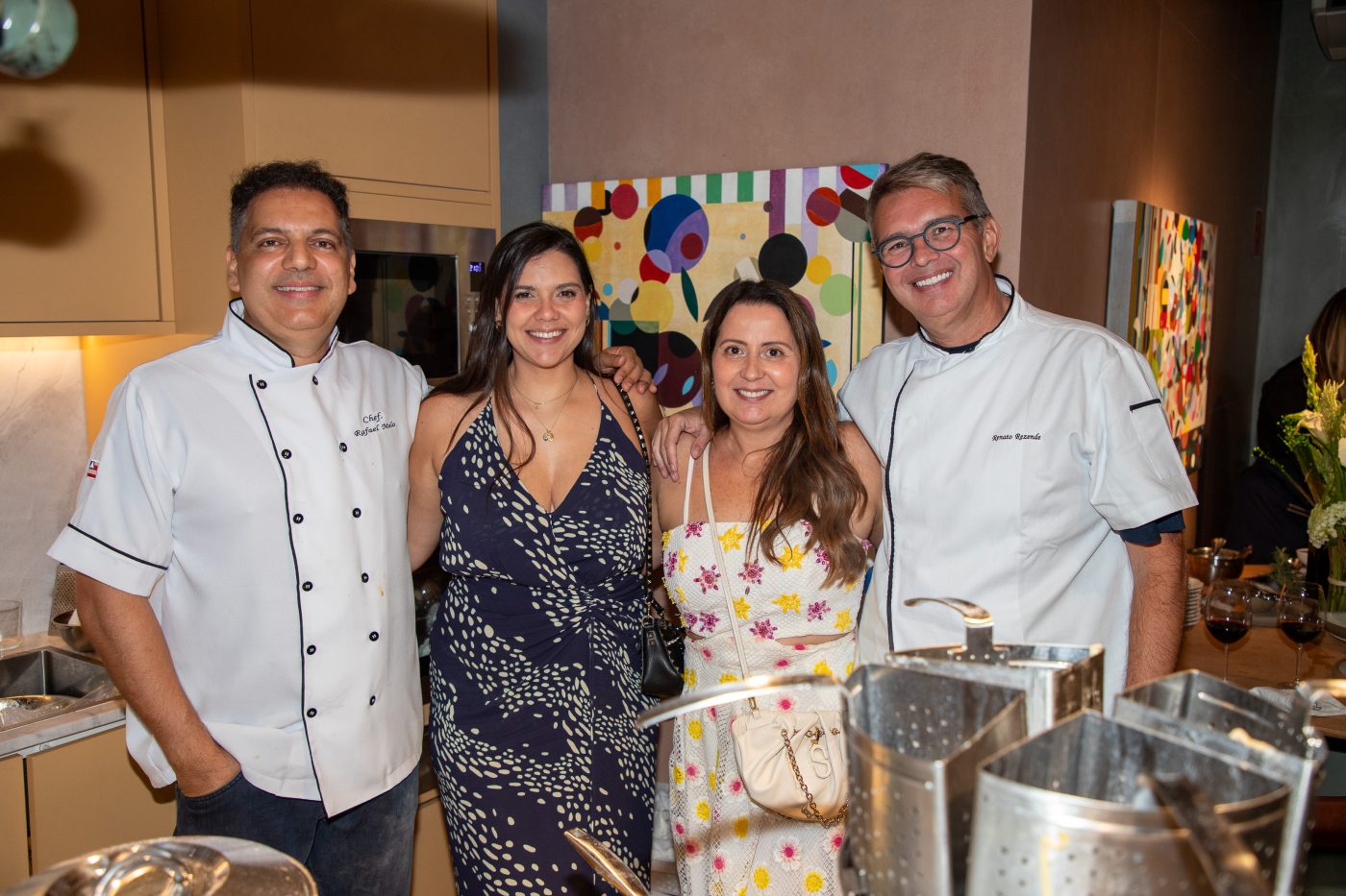 Rafael Melo, Natália Coelho, Adriane Lins e Renato Rezende